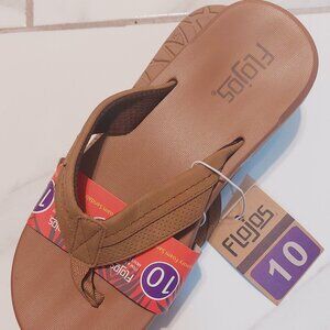 Men's Flojos Memory Foam Flip Flops